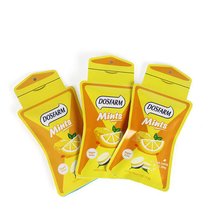 Vitamin C Oval Cube Shaped Candy Lemon Flavor Tablet Sacket Package With Box